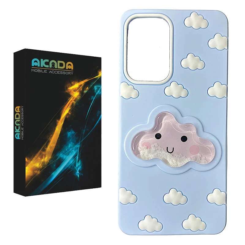 کاور آکادا مدل ابر سیلیکونی مناسب برای گوشی موبایل سامسونگ Galaxy A73