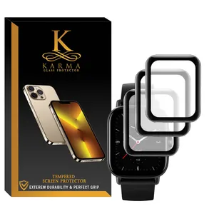 محافظ صفحه نمایش کارما مدل KA_07 مناسب برای ساعت هوشمند شیائومی GTS 2E بسته سه عددی