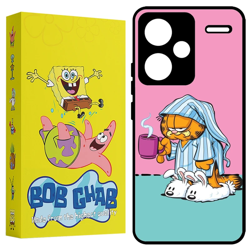 کاور باب قاب طرح گارفیلد مدل BCPN13PL مناسب برای گوشی موبایل شیائومی Redmi Note 13 Pro Plus