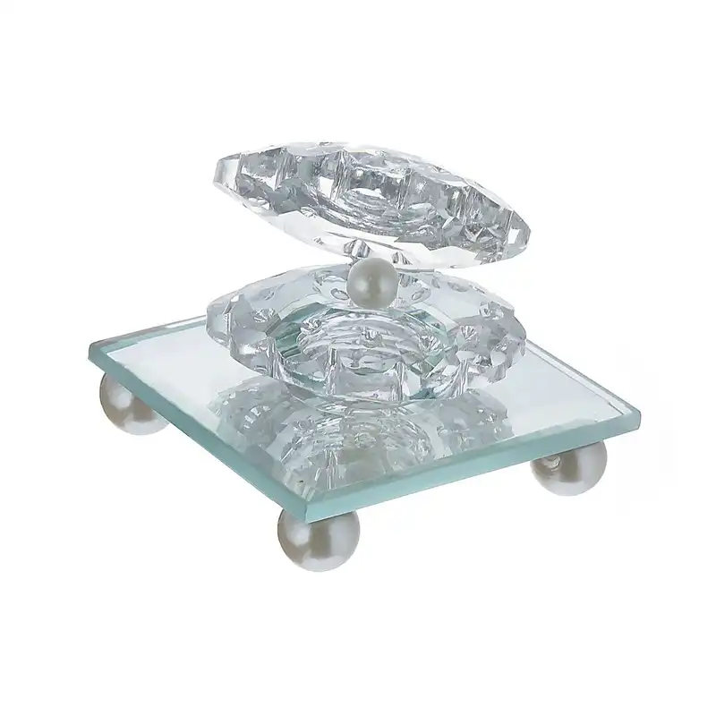 استند انگشتر مدل صدف کوچک آینه دار