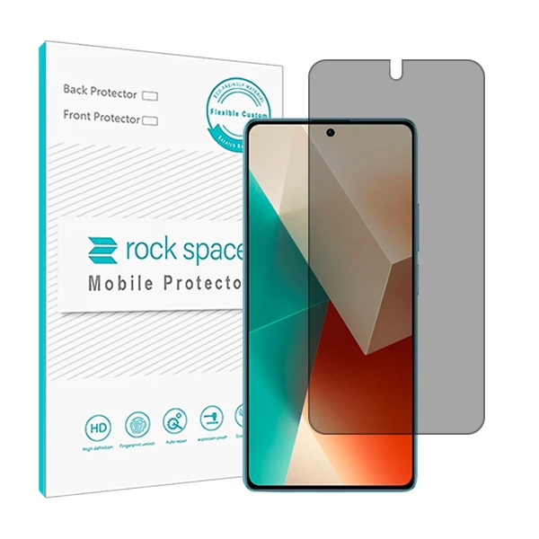 محافظ صفحه نمایش حریم شخصی راک اسپیس مدل HyPRV مناسب برای گوشی موبایل شیائومی Redmi Note 13 Pro Plus