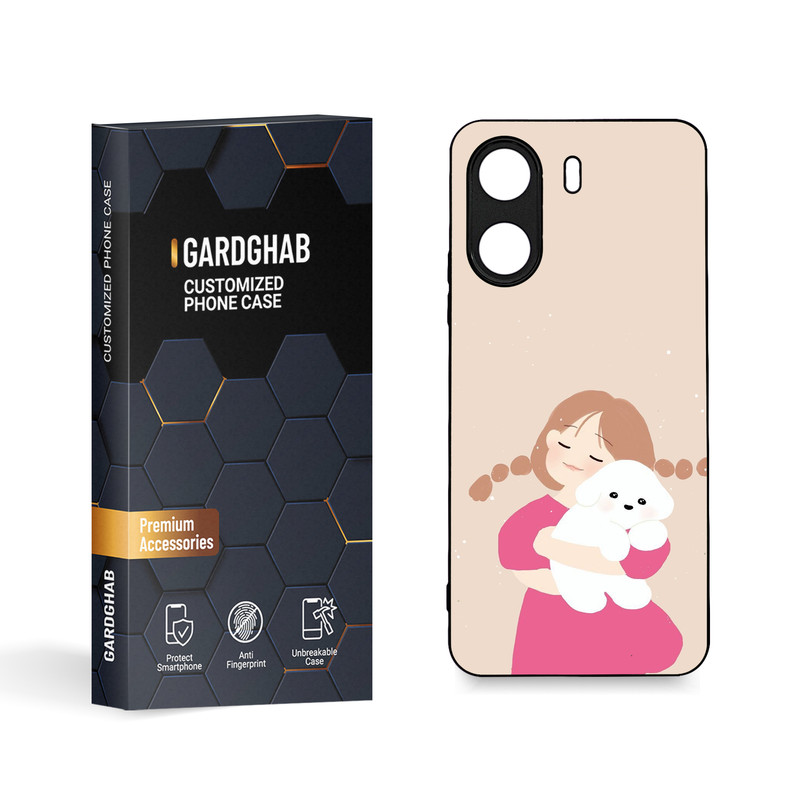 کاور گارد قاب مدل دورژله ای دخترانه مناسب برای گوشی شیائومی  Poco C65 / Redmi 13c