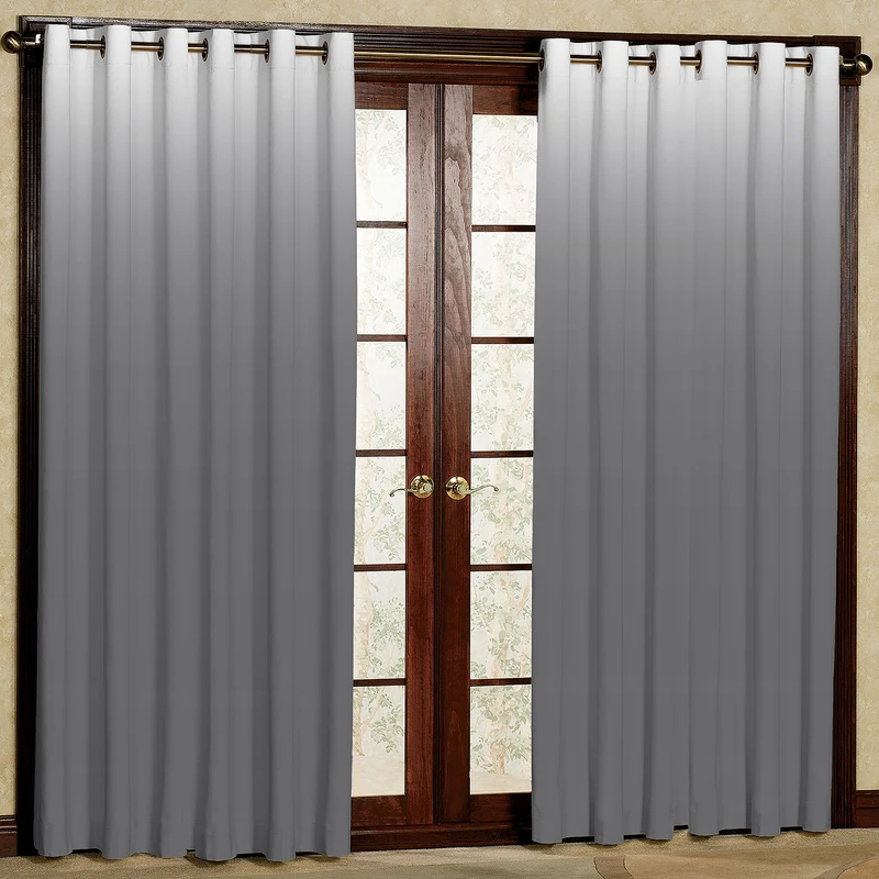 پرده مدل سایه روشن مخمل پانچی کد 4266T2 سایز 200x140 سانتی متر