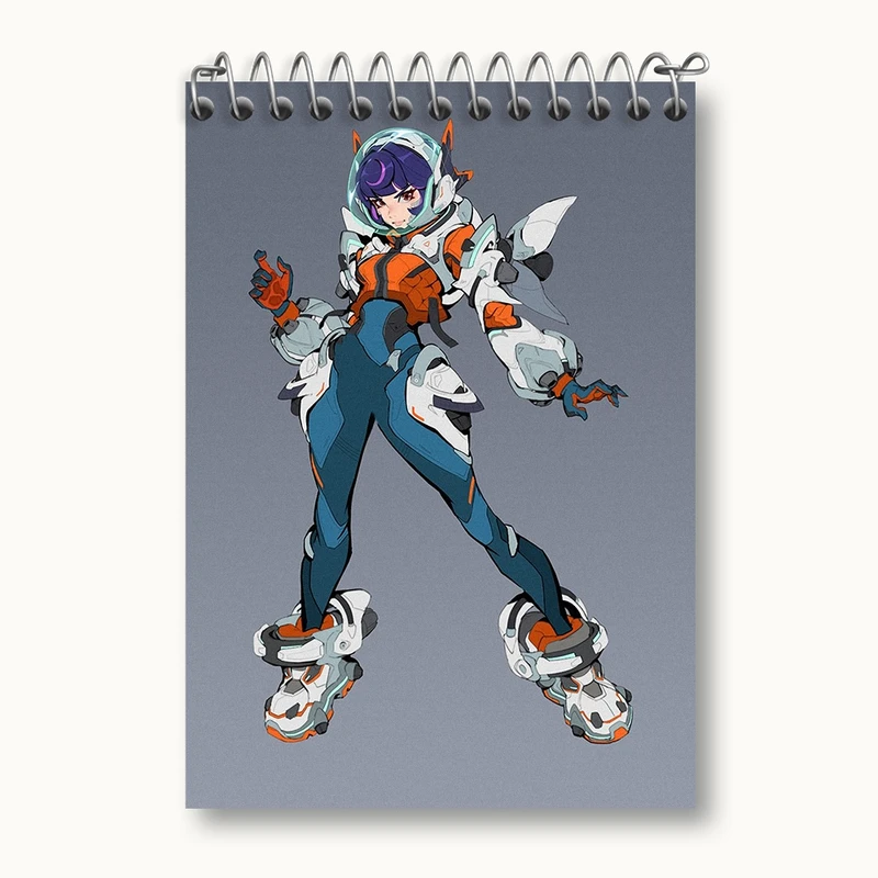 دفتر یادداشت 50 برگ خندالو مدل بازی اورواچ (Overwatch) کد 31612