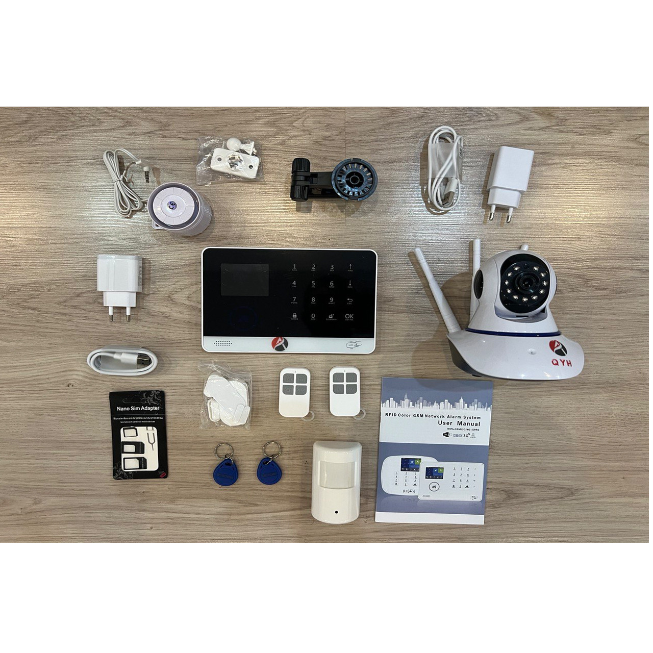 سیستم دزدگیر سیم کارتی کیو وای اچ مدل NH-550