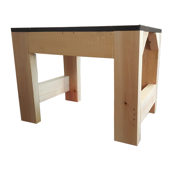 چهارپایه مدل چوبی طرح عروسک خرس کد BCH413