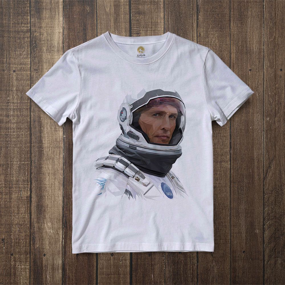 تی شرت آستین کوتاه زنانه هومرو مدل TW327 طرح Interstellar -  - 6