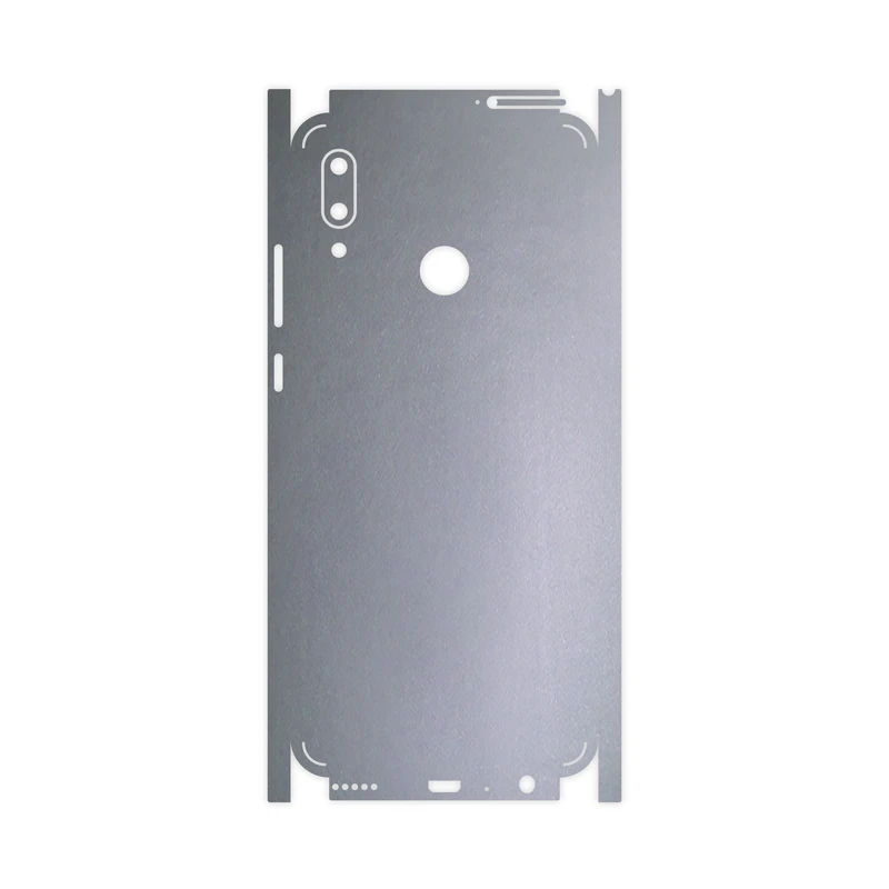 برچسب پوششی ماهوت مدل Matte-Silver-FullSkin مناسب برای گوشی موبایل هوآوی P Smart 2019