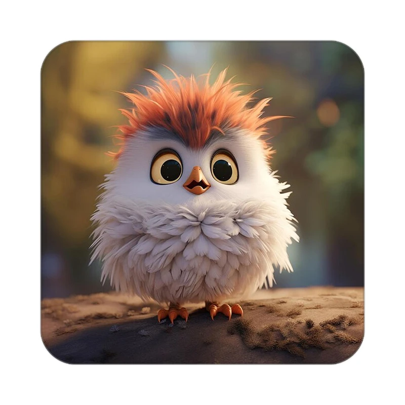 زیر لیوانی کاکتی طرح حیوانات کارتونی مدل mp28111