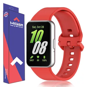 بند میچان مدل سیلیکونی مناسب برای مچ بند هوشمند سامسونگ Galaxy Fit 3