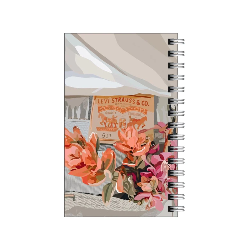 دفترچه یادداشت مدل to do list طرح طراح لباس و گل کد 1087581