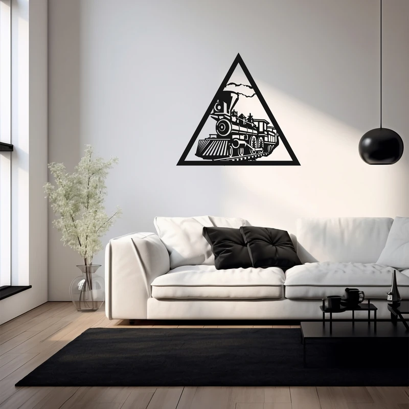 استیکر چوبی طرح قطار 040