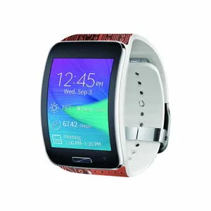 برچسب ماهوت طرح Red_Printed_Circuit_Board مناسب برای ساعت هوشمند سامسونگ Galaxy Gear S
