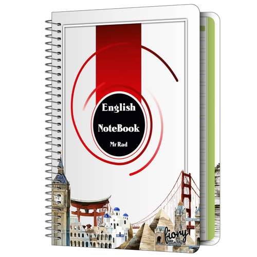 دفتر زبان مستر راد طرح انگلیسی مدل دیکشنری کد fiory 1699