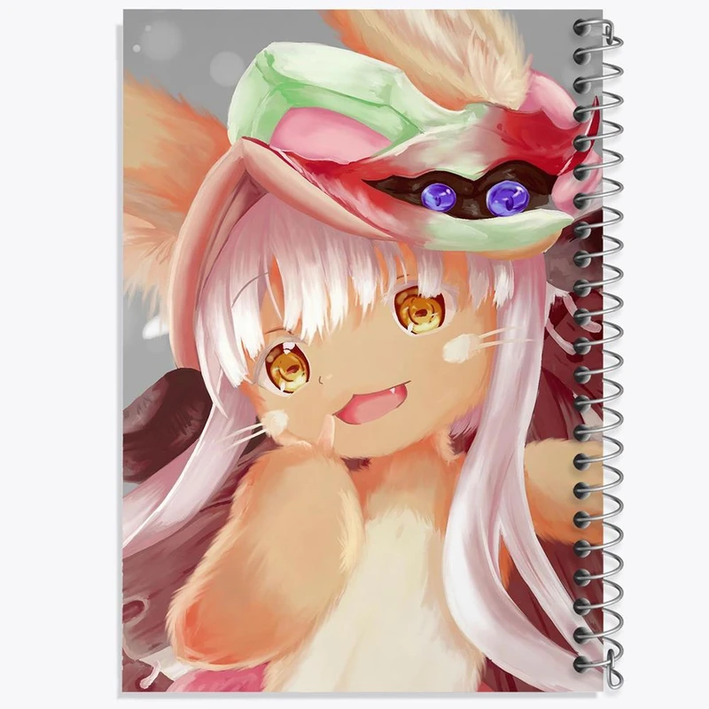 دفتر ژورنال نویسی 50 برگ خندالو مدل نقطه ای طرح ناناچی انیمه ساخته شده در پرتگاه کد 24350