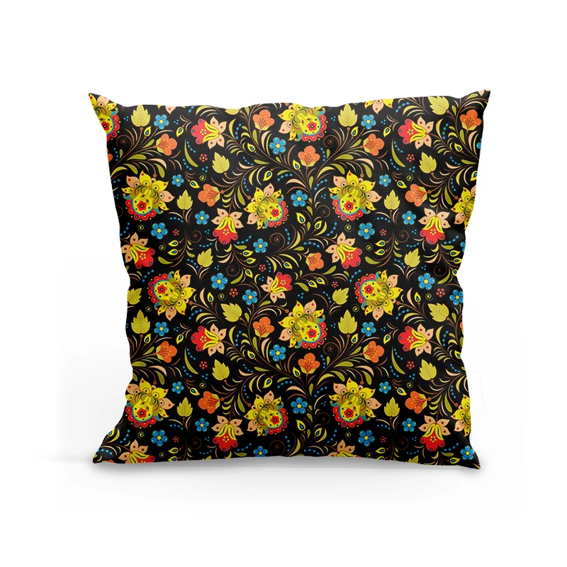 کوسن پاد آفرین مدل گلدار سنتی کد DKK24