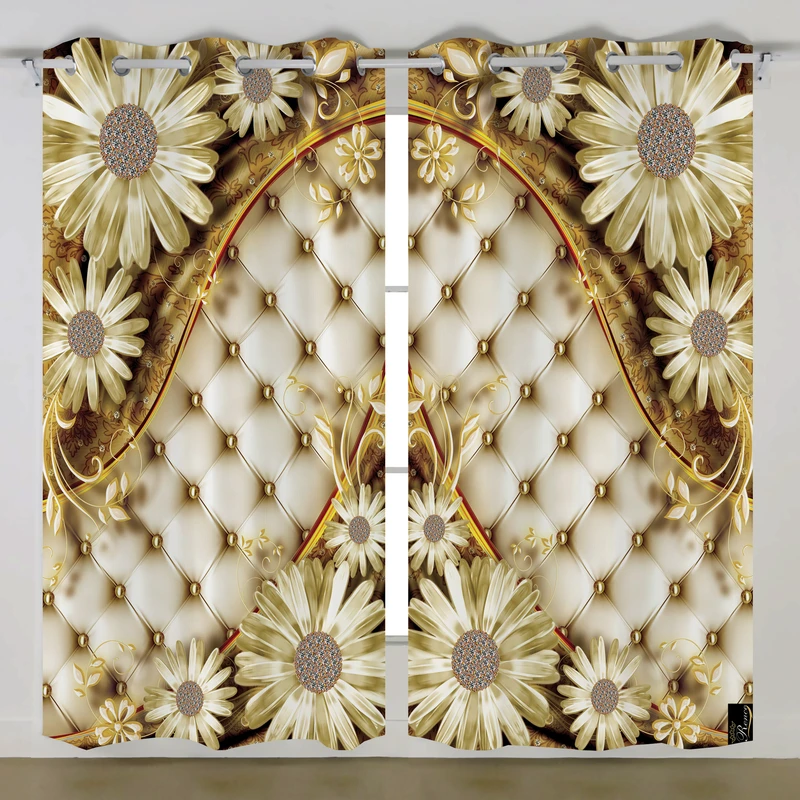 پرده رنس مدل C36-50817 سایز 270x140 سانتی متر