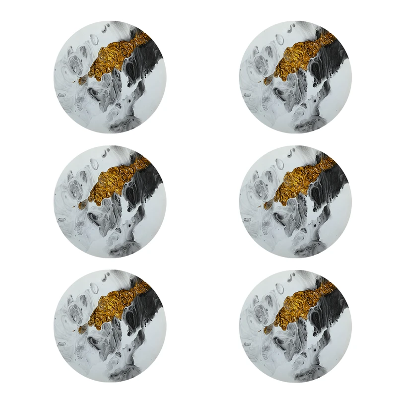 زیر لیوانی طرح سنگ کد 8630 بسته 6 عددی