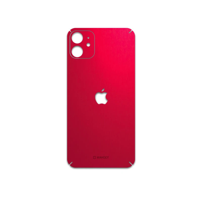 برچسب پوششی ماهوت مدل Matte-Warm-Red مناسب برای گوشی موبایل اپل iPhone 11