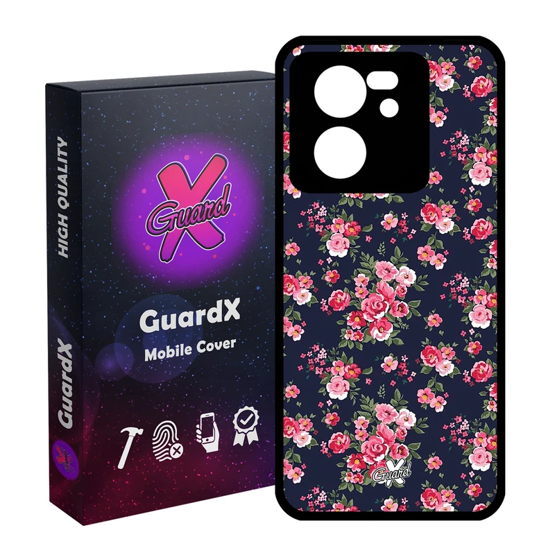 کاور گارد ایکس طرح Flower مدل Glass10130 مناسب برای گوشی موبایل شیائومی 13T/13T Pro/Redmi K60 Ultra