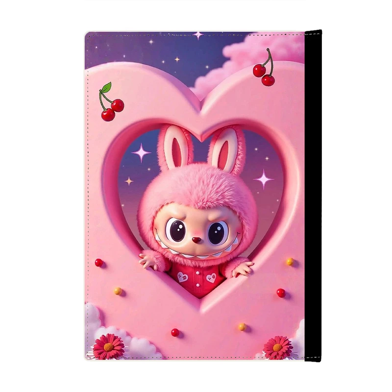 کلاسور پاد آفرین مدل کیوت فانتزی بامزه طرح عروسک لبوبو کد C033 