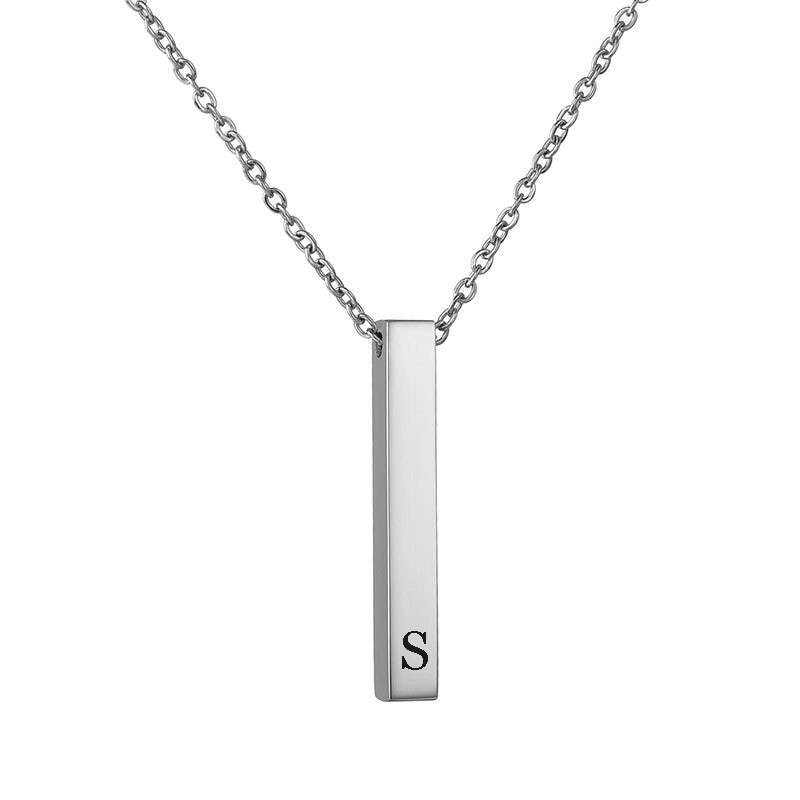 گردنبند مدل مکعب عشق طرح S گردنبند مدل مکعب عشق طرح S