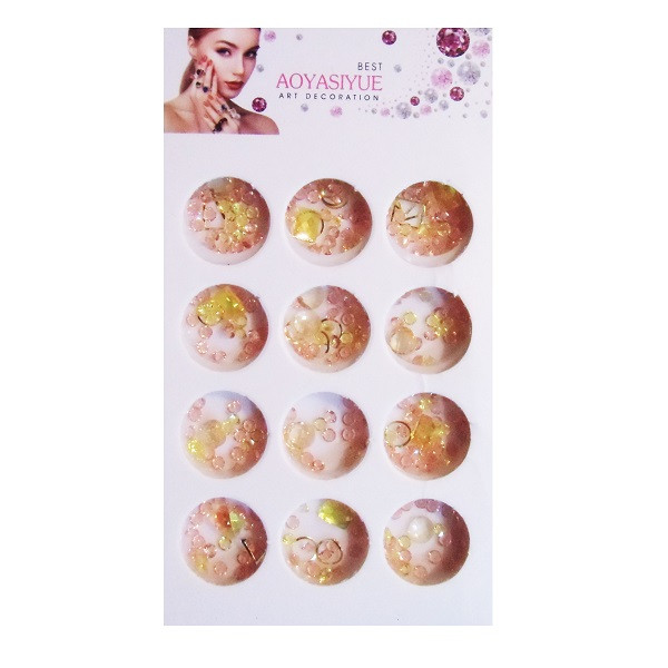 نگین ناخن مدل 07 مجموعه 12 عددی