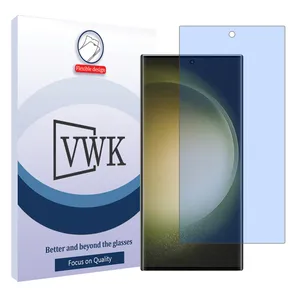 VWK Tough model anti-blue ray screen protector suitable for Samsung Galaxy S23 Ultra mobile phone