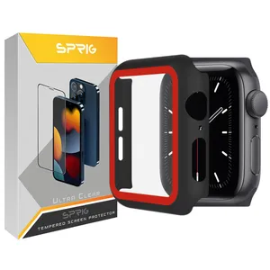  کاور اسپریگ مدل SP-360 مناسب برای اپل واچ Series 8 Aluminum 45mm / Series 7 Aluminum 45mm به همراه محافظ صفحه نمایش