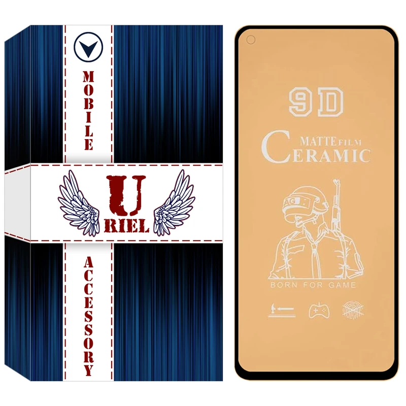 محافظ صفحه نمایش سرامیکی مات یوریل مدل UCM-K مناسب برای گوشی موبایل شیائومی Redmi Note 9