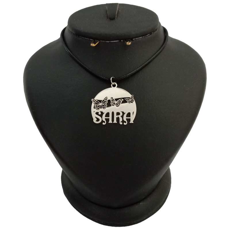 گردنبند نقره زنانه ترمه 1 طرح سارا کد mas 00135