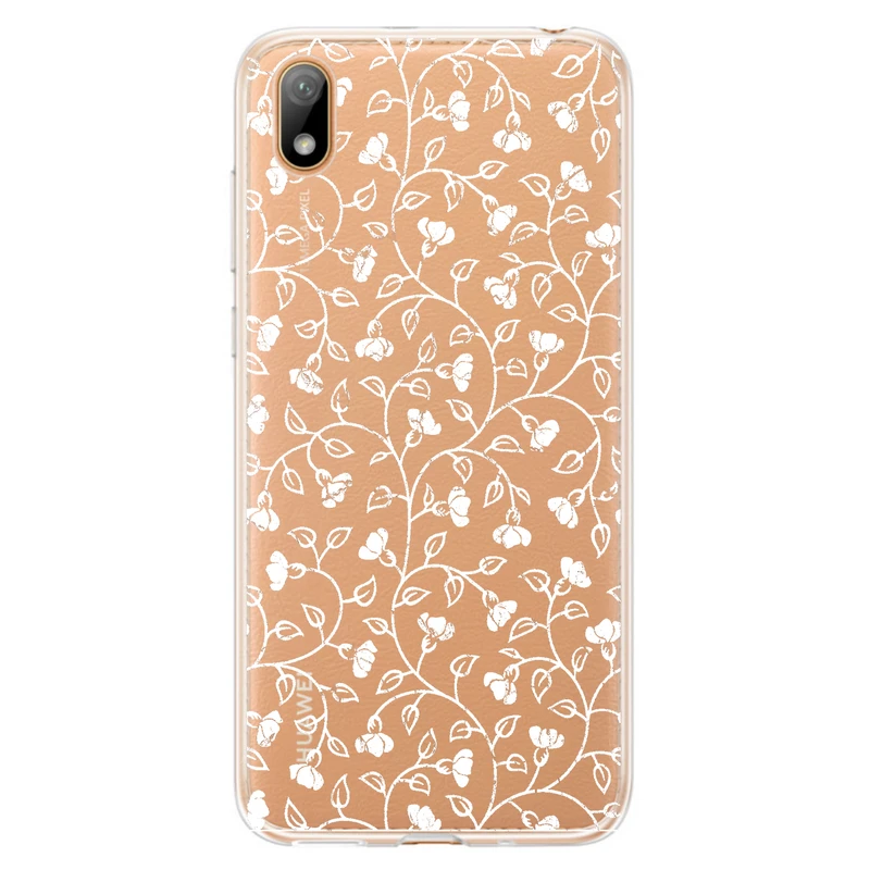 کاور مگافون طرح گل مدل C42-W مناسب برای گوشی موبایل هوآوی Y5 2019
