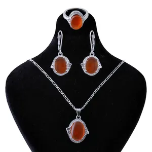  نیم ست نقره زنانه بازرگانی میلادی کد NTR_163