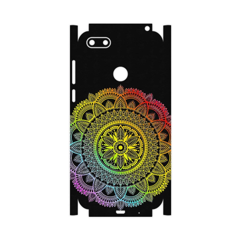 برچسب پوششی ماهوت مدل Mandala Design 4-FullSkin مناسب برای گوشی موبایل موتورولا Moto E6 Play