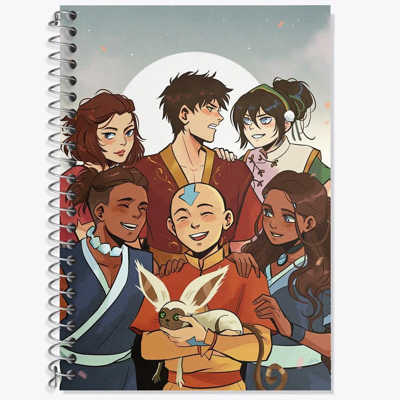 دفتر لغت 50 برگ خندالو مدل انیمه آواتار Avatar کد 10064