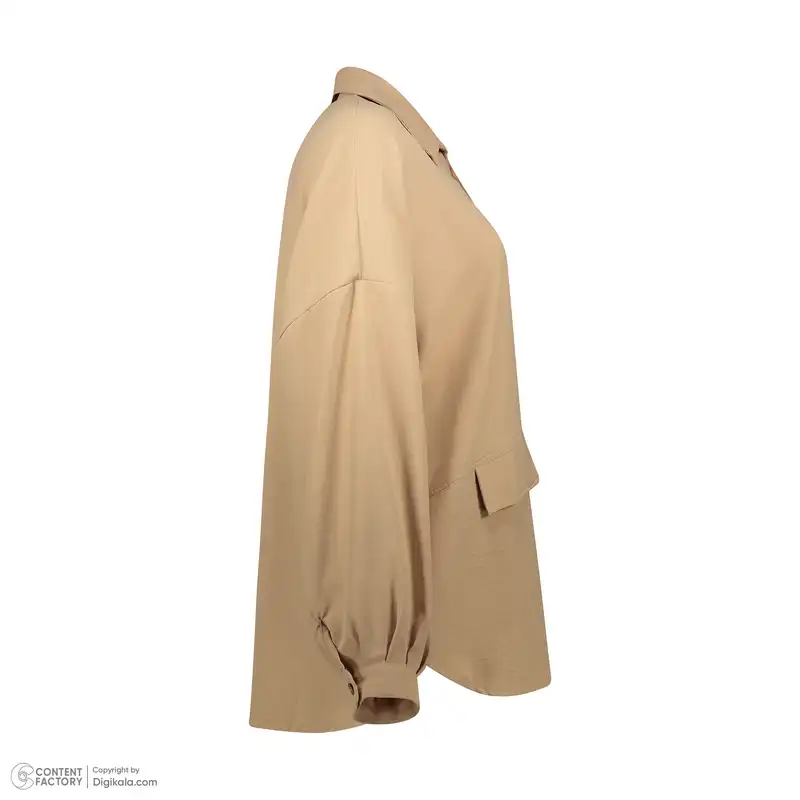 مانتو زنانه نیو نیل مدل a50201 رنگ نسکافه ای