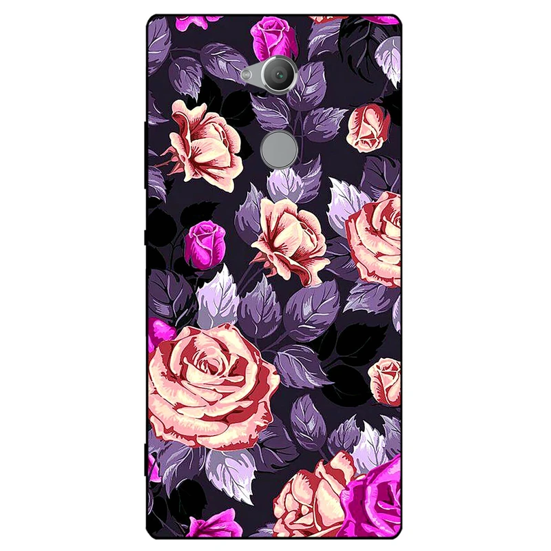 کاور مگافون طرح گل مدل 1652 مناسب برای گوشی موبایل سونی Xperia XA2