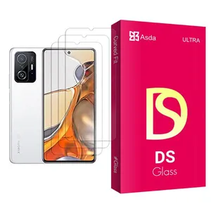 Asda DS Glass MIX003 Screen Protector For Xiaomi 11T Pro Pack Of 3