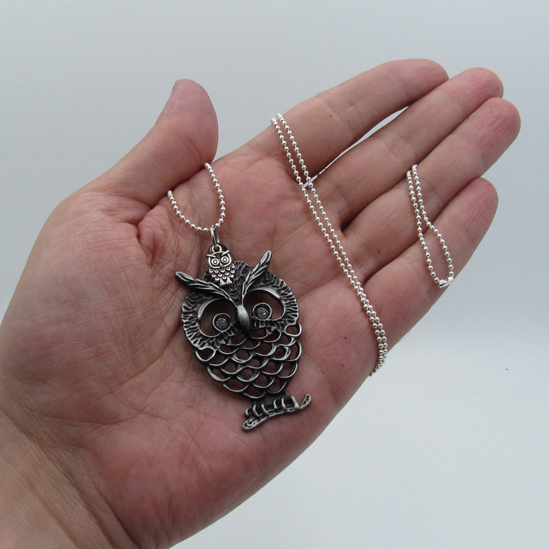 گردنبند دخترانه مدل جغد کد OWL33 گردنبند دخترانه مدل جغد کد OWL33