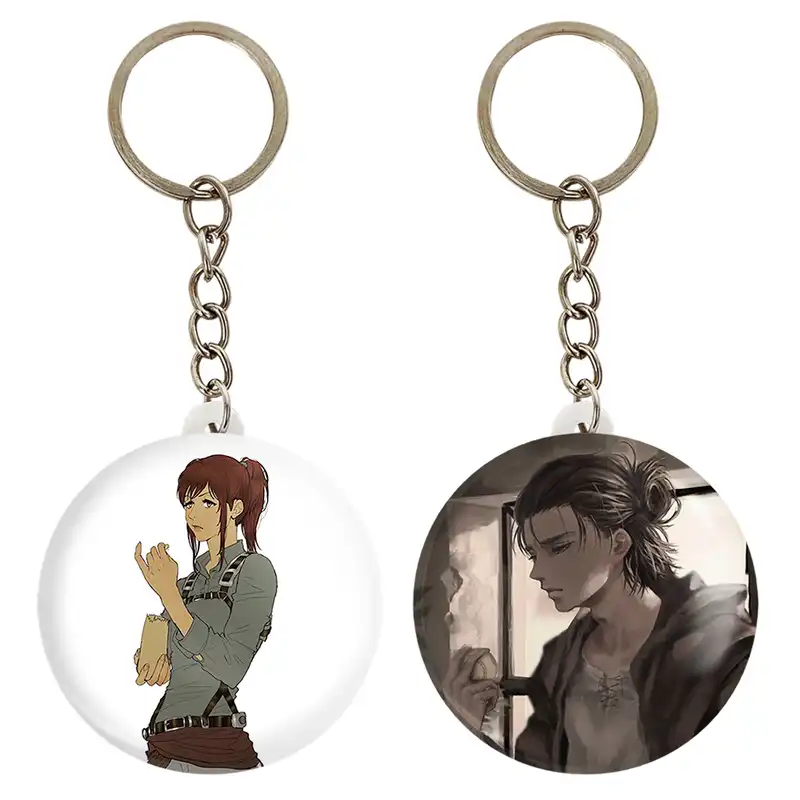 جاکلیدی خندالو مدل ساشا انیمه اتک آن تایتان کد 1857218571 مجموعه 2 عددی