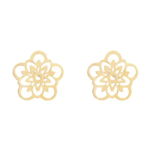 گوشواره طلا 18 عیار زنانه الن نار مدل 0932