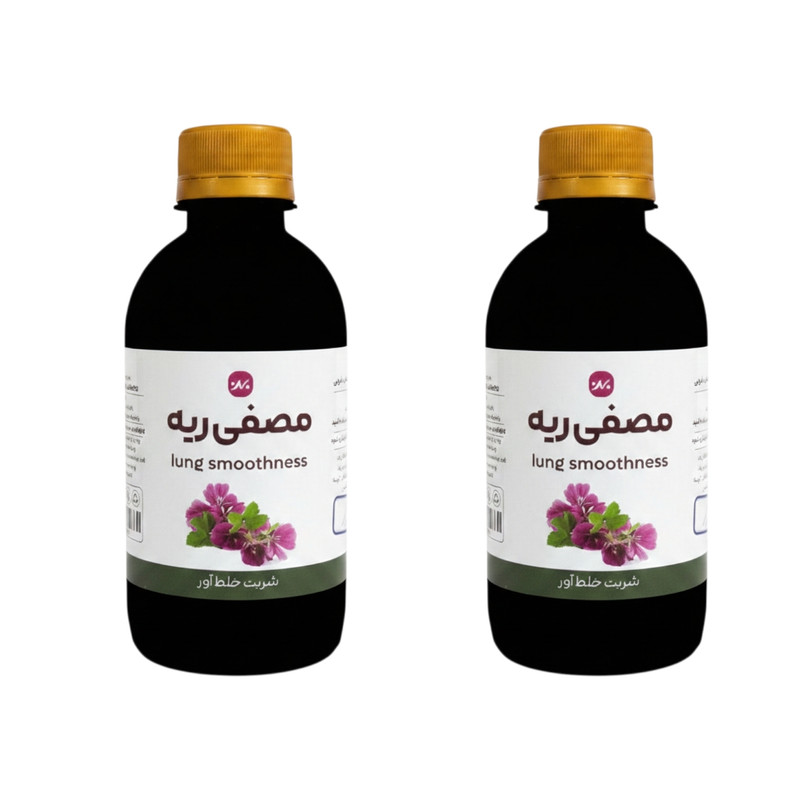 شربت مصفی ریه بن - 250 میلی لیتر بسته دو عددی 