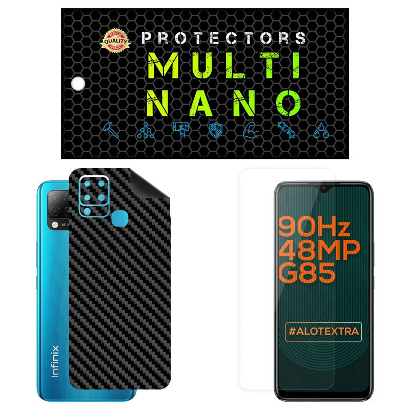 محافظ صفحه نمایش مولتی نانو مدل X-SFC مناسب برای گوشی موبایل اینفینیکس Hot 10S به همراه برچسب پوششی