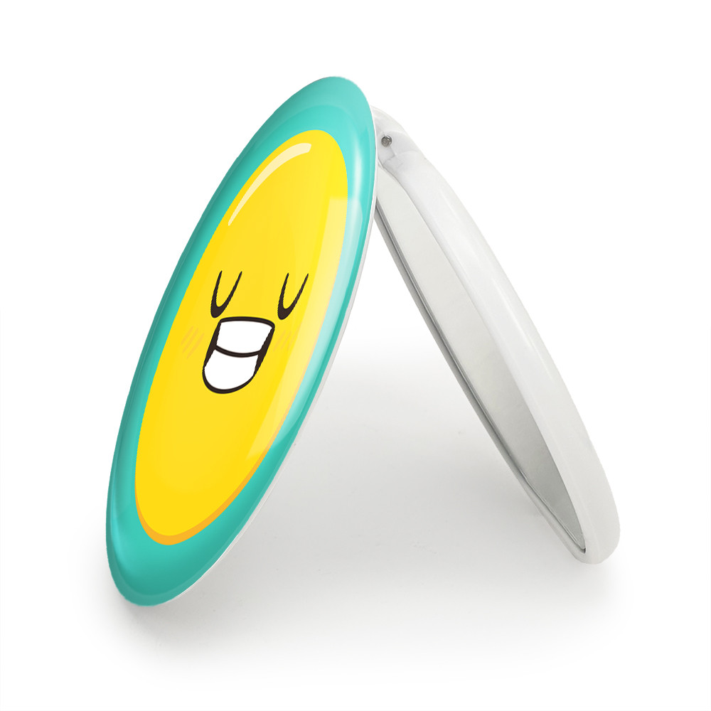 آینه جیبی خندالو طرح ایموجی Emoji مدل تاشو کد 3004