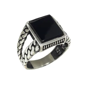 انگشتر نقره مردانه  کد 20017