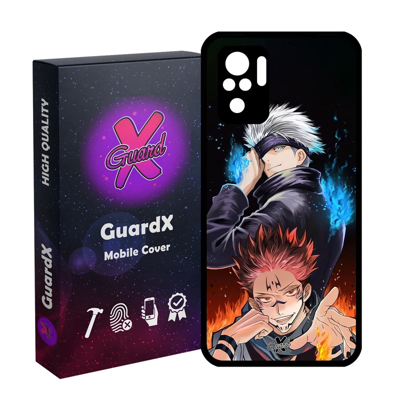 کاور گارد ایکس طرح جوجوتسو کایسن انیمه مدل Glass10572 مناسب برای گوشی موبایل شیائومی Redmi Note 10 4G/Redmi Note 10S