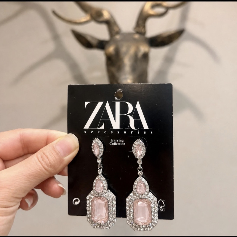گوشواره آویز زنانه استیل مدل ابرا 2