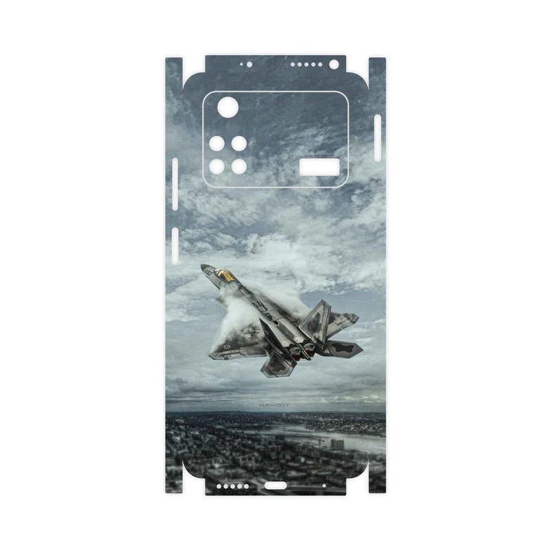 برچسب پوششی ماهوت مدل F-22-Raptor-FullSkin مناسب برای گوشی موبایل شیائومی Poco M4 Pro 4G