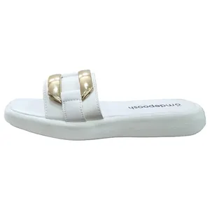 دمپایی زنانه مدل مداد رنگی رنگ سفید