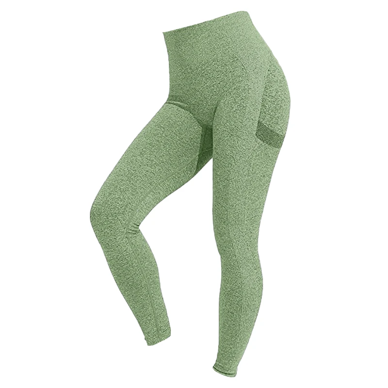 عکس شماره 16 : لگینگ ورزشی زنانه مدل سیملس پشت چین دار گنی کد t1